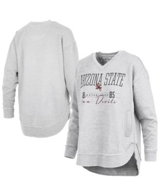Women's Arizona State Sun Devils Marcus East Hall Poncho V-Neck Graphic Sweatshirt