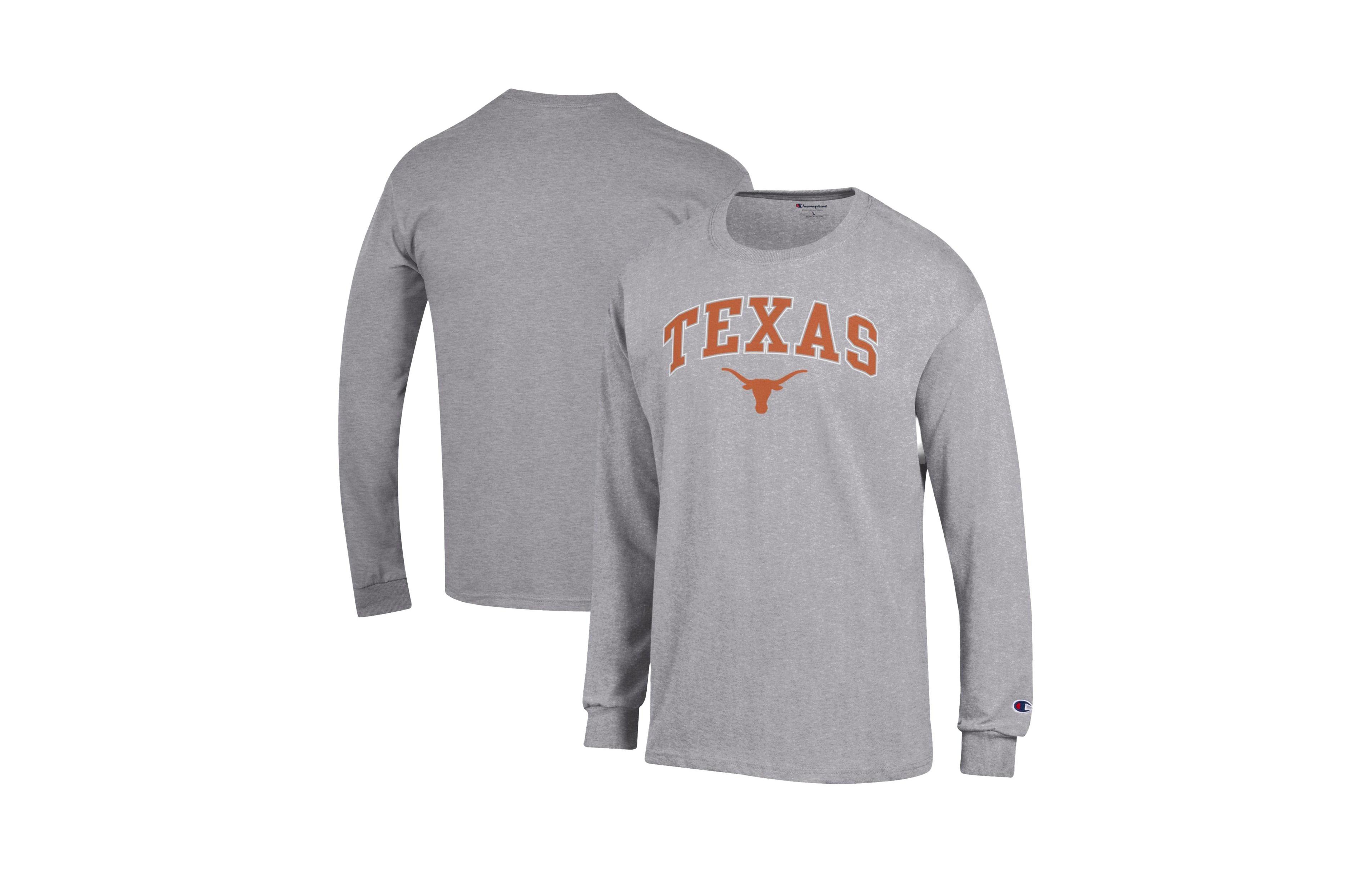 Champion Men's Texas Orange Texas Longhorns Arch Over Logo Long Sleeve T-Shirt