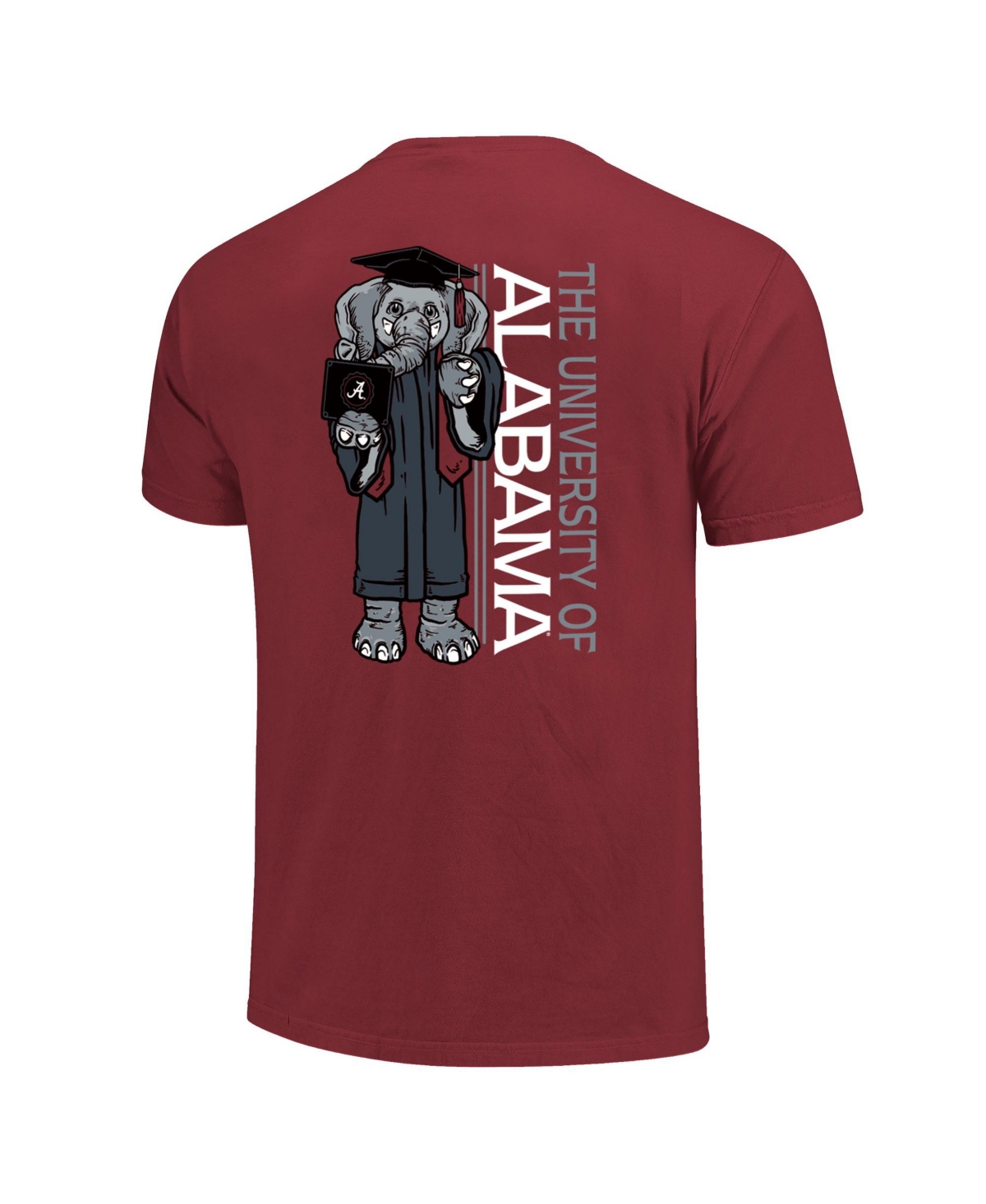 Image One Men's Alabama Crimson Tide Mascot Grad Achievement Unlocked T-Shirt