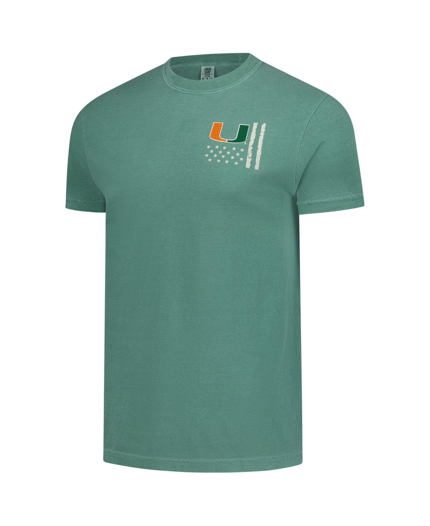 Men's Miami Hurricanes Comfort Colors OHT Camo Overlay Crewneck Classic Fit T-Shirt
