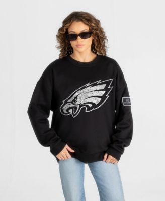 Women's Philadelphia Eagles Bold Move Oversized Crewneck Graphic Sweatshirt