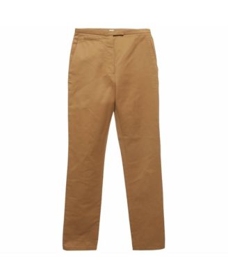 Pre-Owned HERMES Women's Hermandegraves Gabardine Skinny Pants