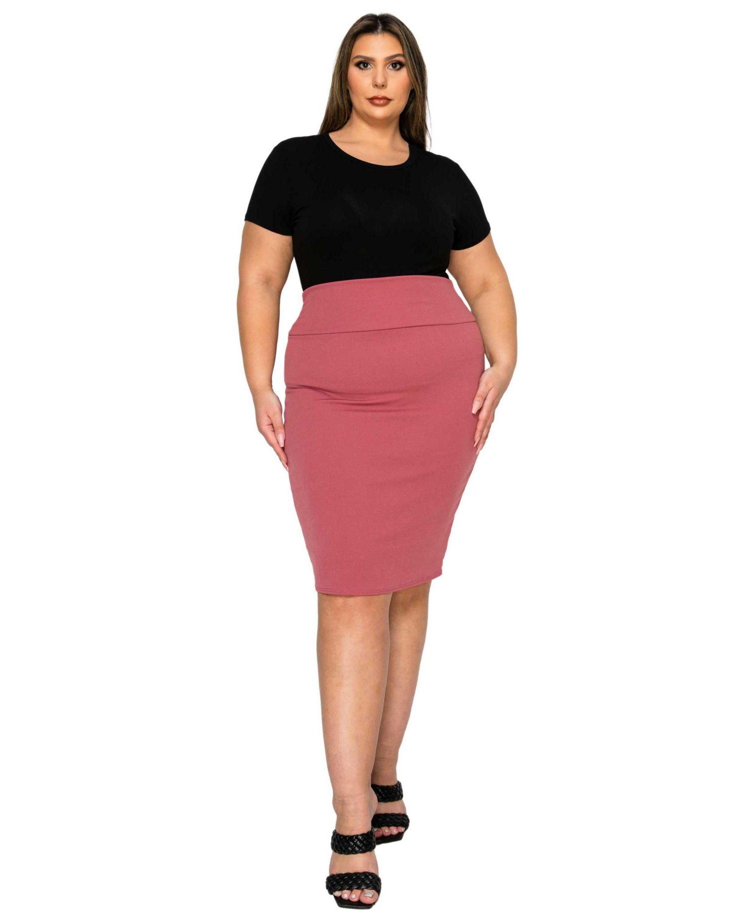 Plus Size Molly Pencil Skirt