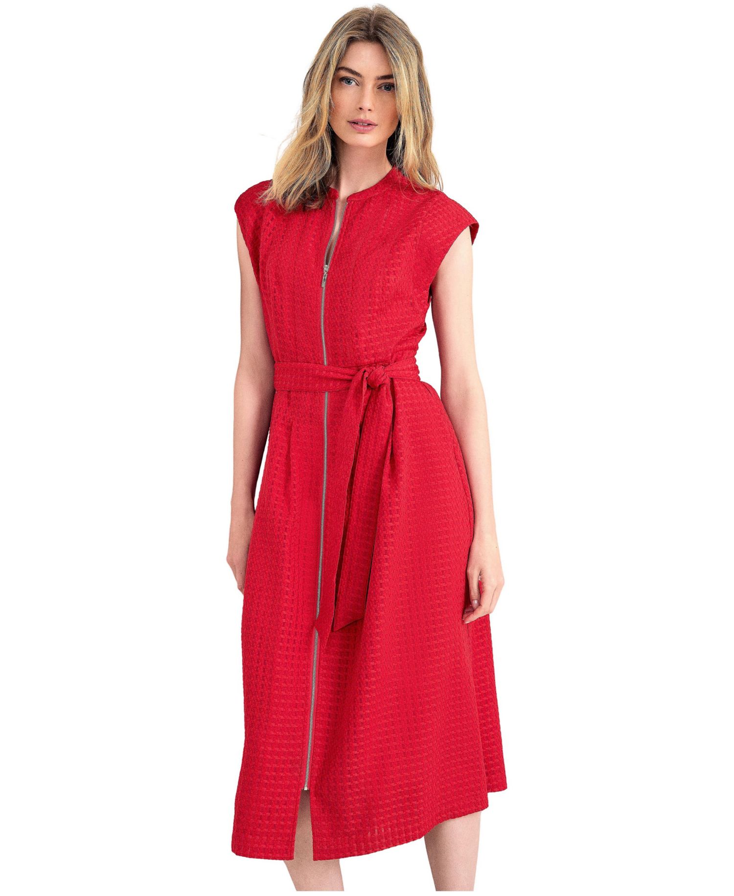 Women's Elvira Zip-Front Midi Dress
