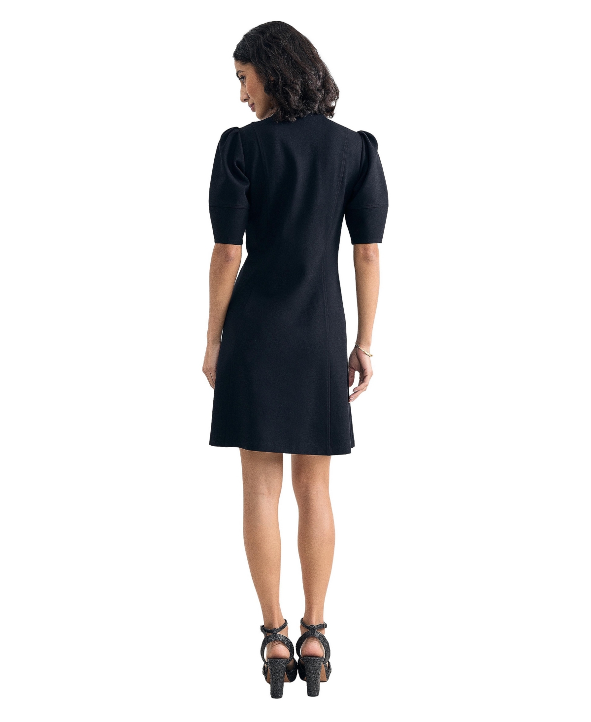 Phase Eight Women's Alima Ponte Zip A-Line Dress