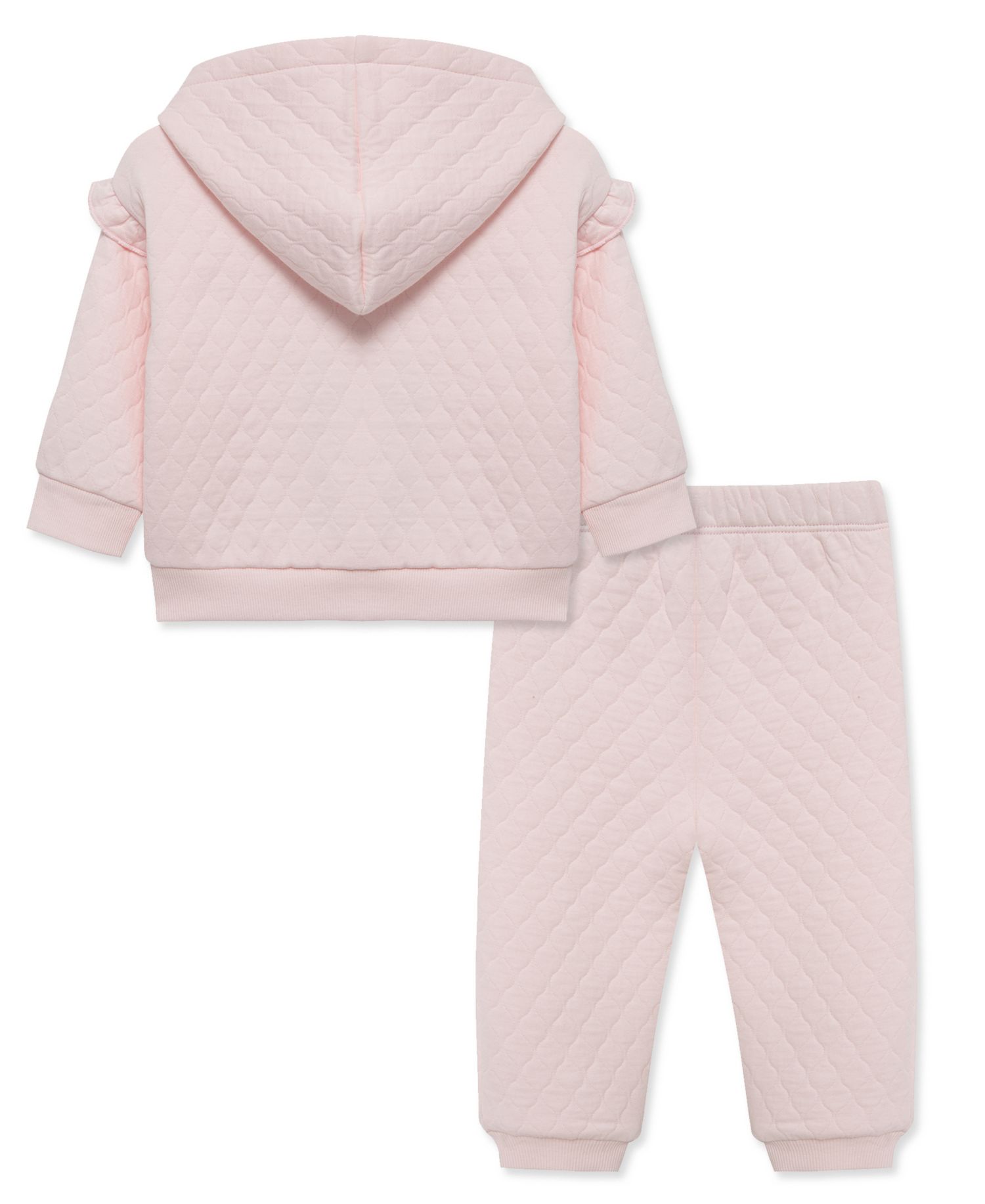Baby Girls' Embroidered Hoodie and Pants, 2-Piece Set
