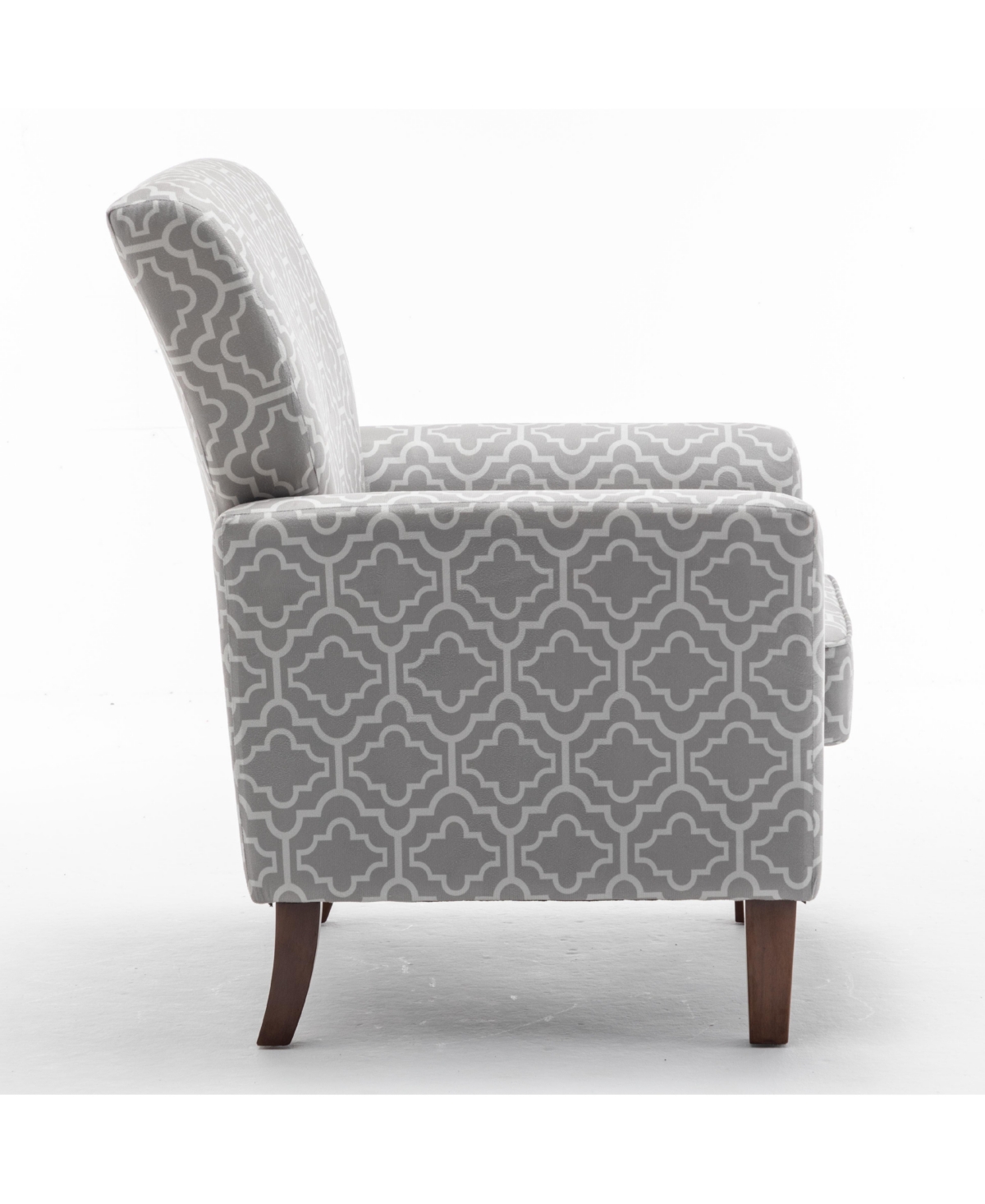 Slickblue Polyester Blend Accent Chair with Solid Wood Legs and Cushion Seat