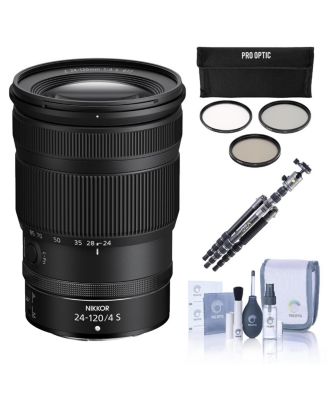NIKKOR Z 24-120mm f/4 S Travel Zoom Lens Bundle for Nikon Z Cameras