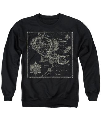Men's Map Of Me Long-Sleeve Graphic Crewneck Sweatshirt