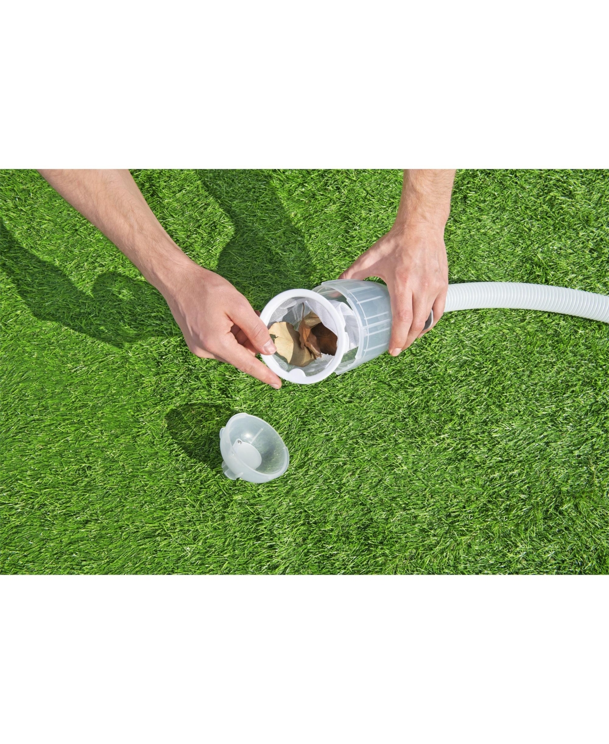 Bestway Flowclear AquaClean 110 Inch Pool Vacuum for 20 Feet Above Ground Pools
