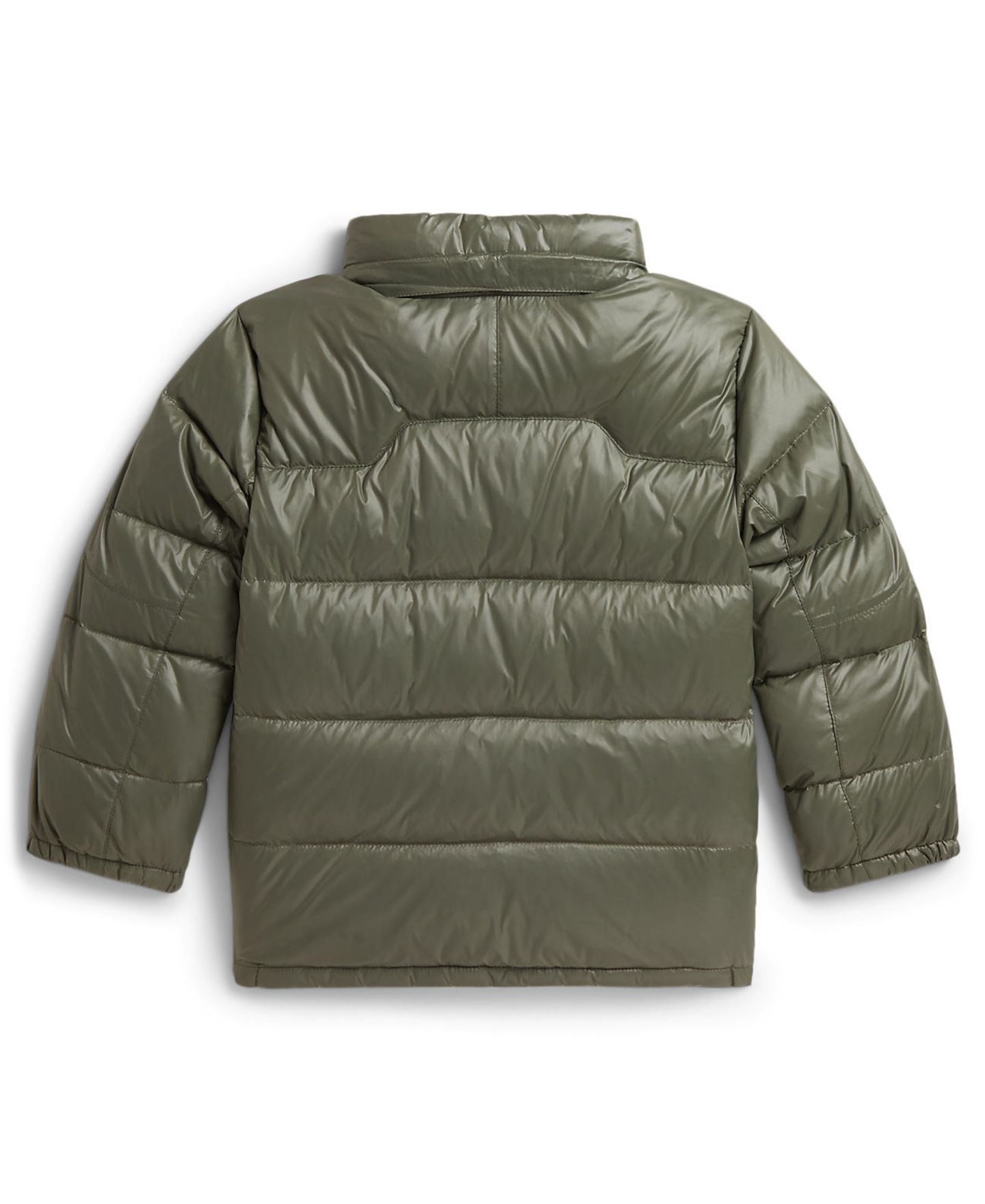 Куртка Polo Ralph Lauren The Gorham Glossed Down Jacket для мальчиков, цвет: Оливковый — фото 7
