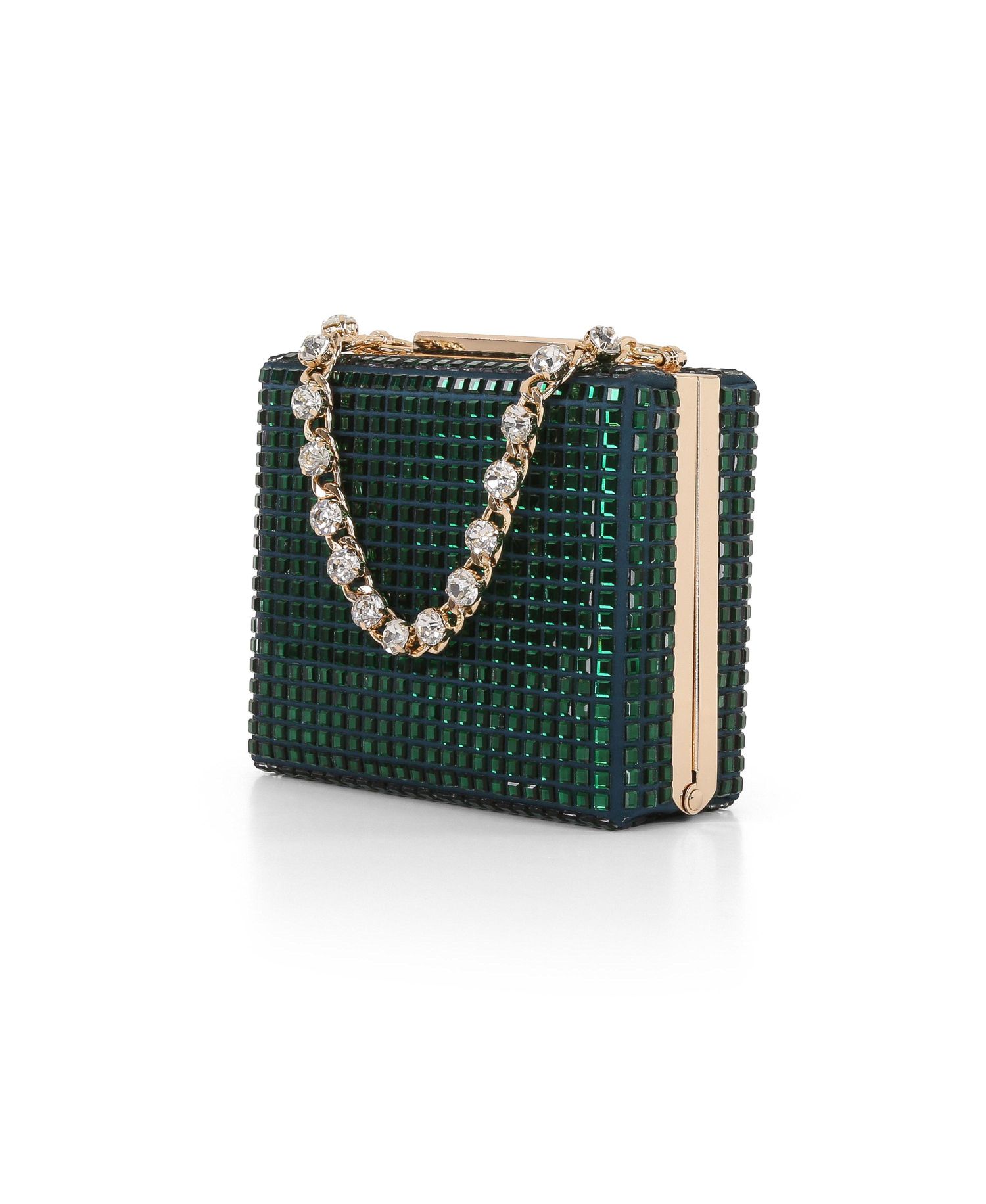 Woman's Serenity Crystal Box Clutch