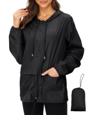 Women's Packable Waterproof Rain Jacket