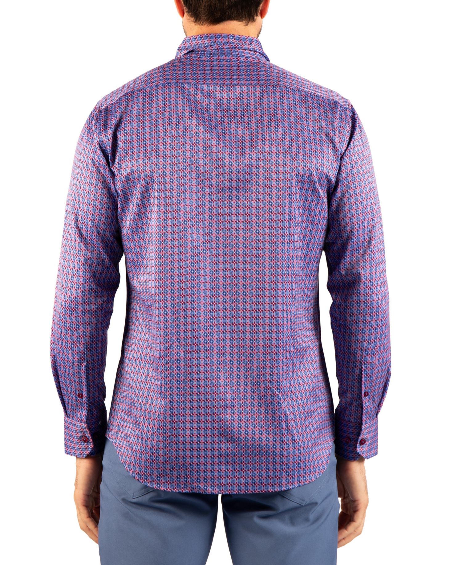 Men's Geo Windmill Printed Performance Shirt
