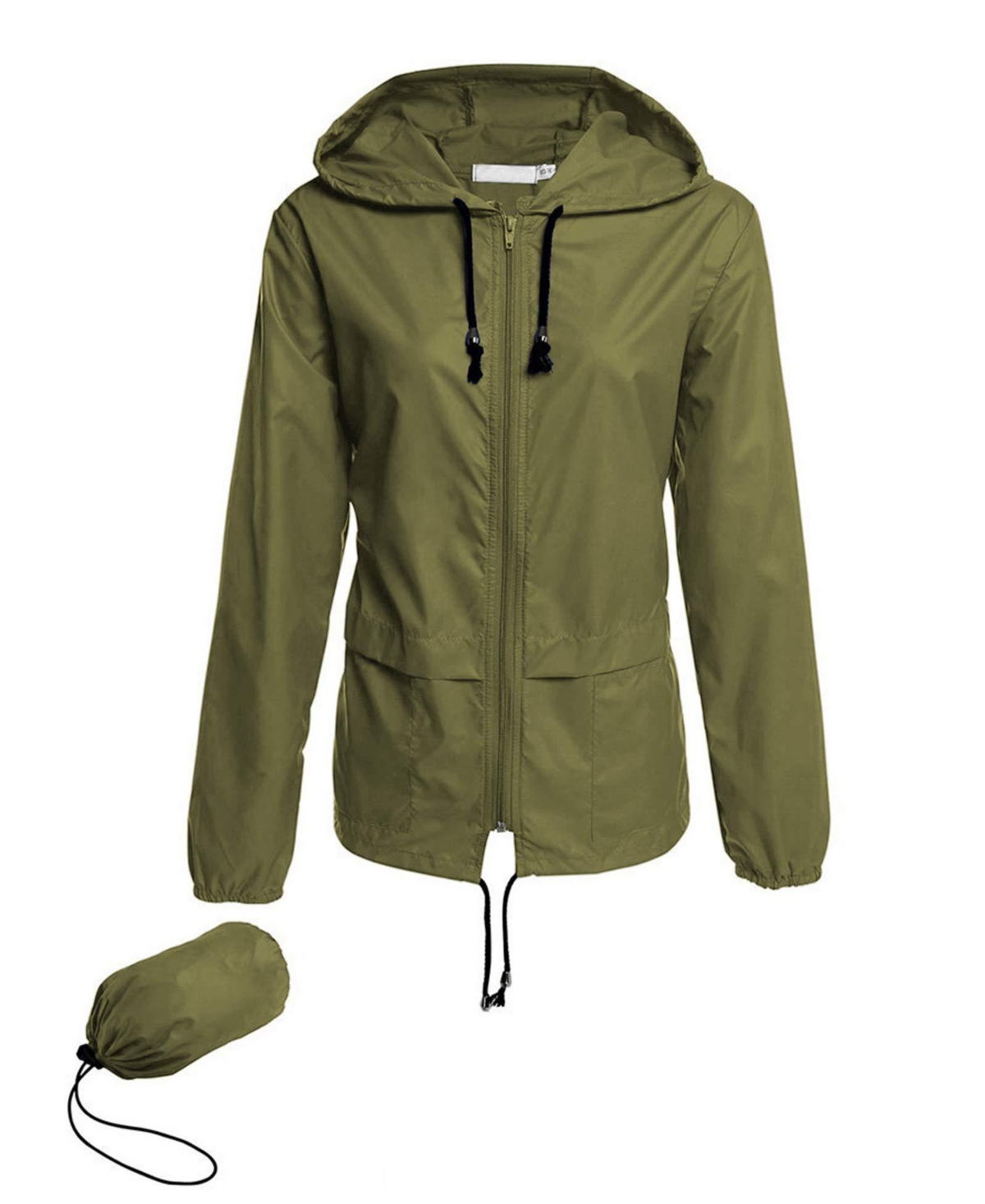 Piscifun Women's Lightweight Packable Water-Resistant Rain Jacket