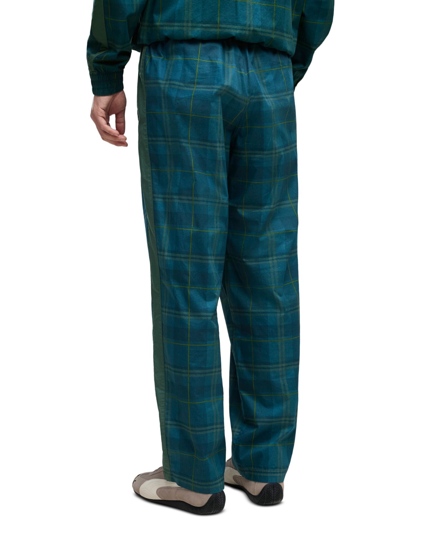Men's T7 Tartan Relaxed-Fit Casual Pants