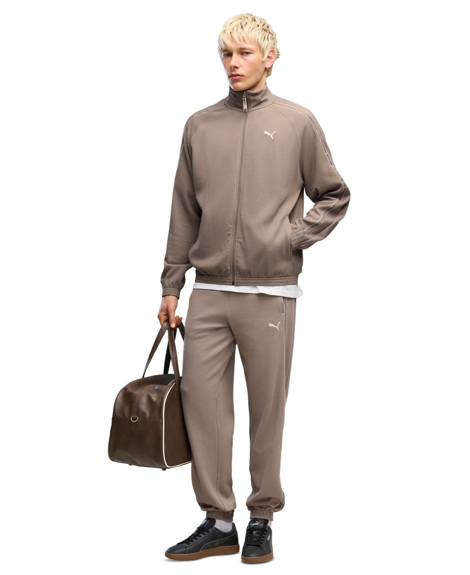 Men's Class Twill Regular-Fit Track Jacket