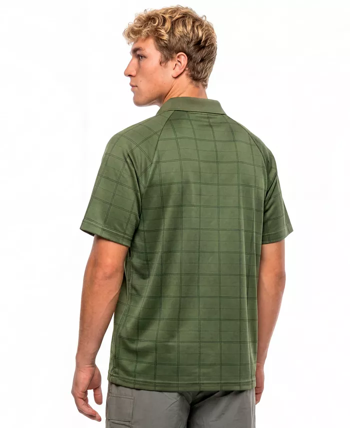 Men's Elevated Tartan Regular-Fit Polo Shirt - thumbnail 9