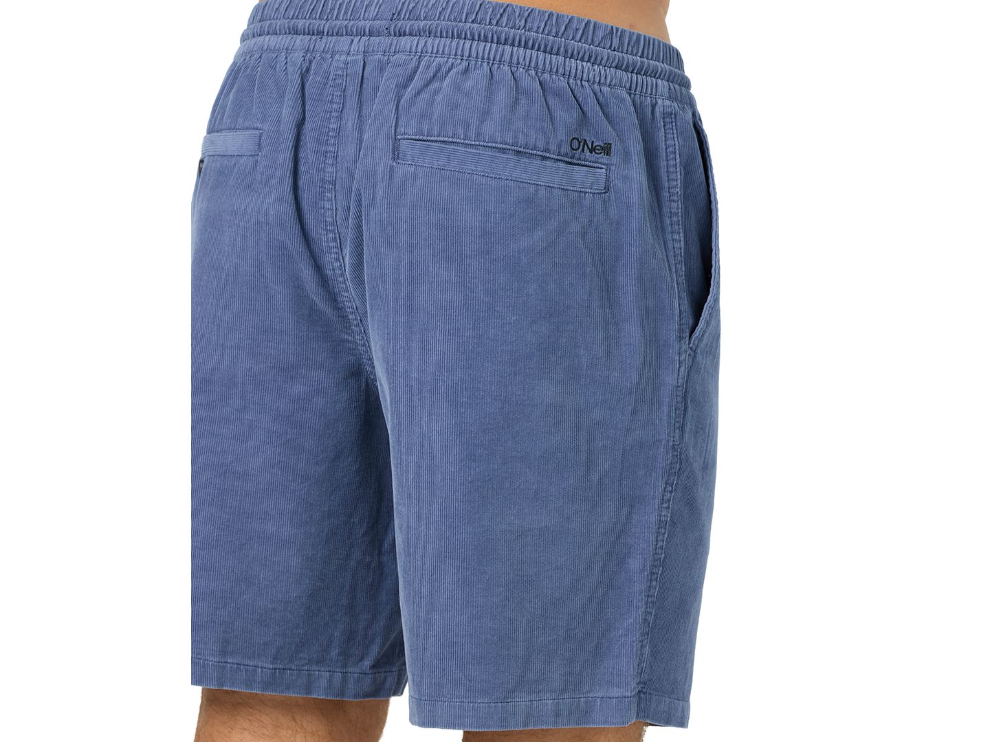 Мужские шорты O'Neill Cord 18 Corduroy Regular-Fit Elastic-Waist Shorts, 8" Inseam, цвет: Синий — фото 3