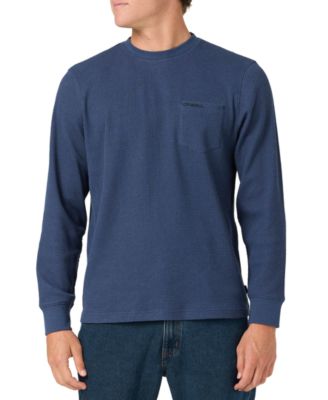 Men's Overland Thermal Waffle-Knit Long-Sleeve Crewneck Shirt