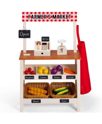 Farmers Market Wooden 22-Piece Stand