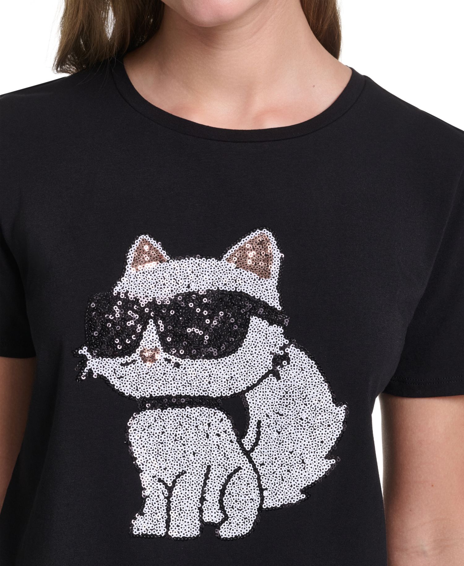 Women's Sequin Choupette Crewneck T-Shirt
