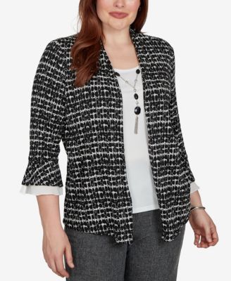 Petite Dressy 3/4-Sleeve Top