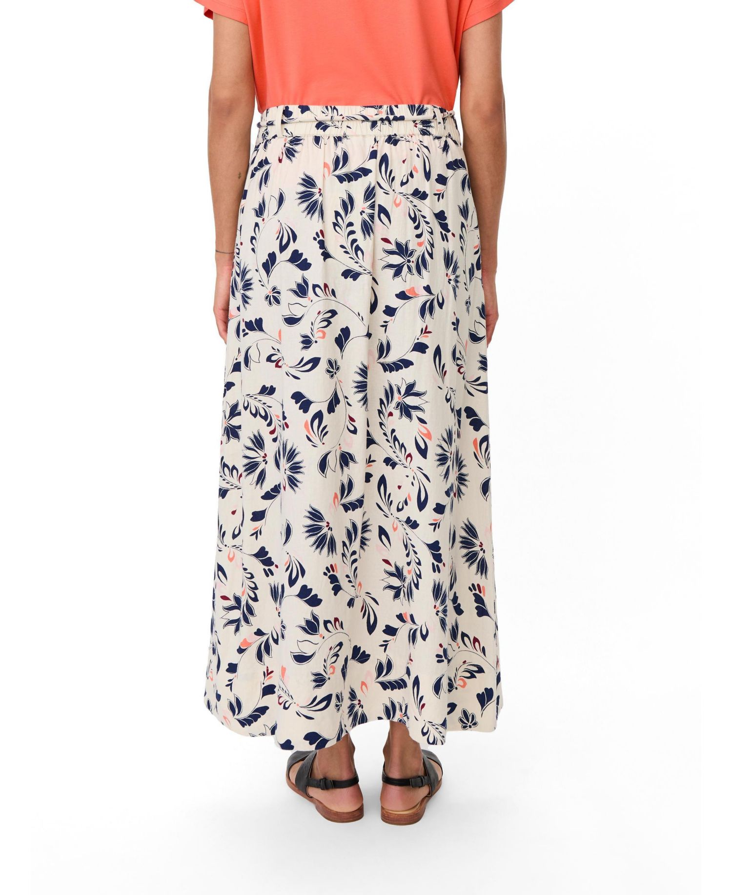 Women's Masolenith Floral A-Line Maxi Skirt