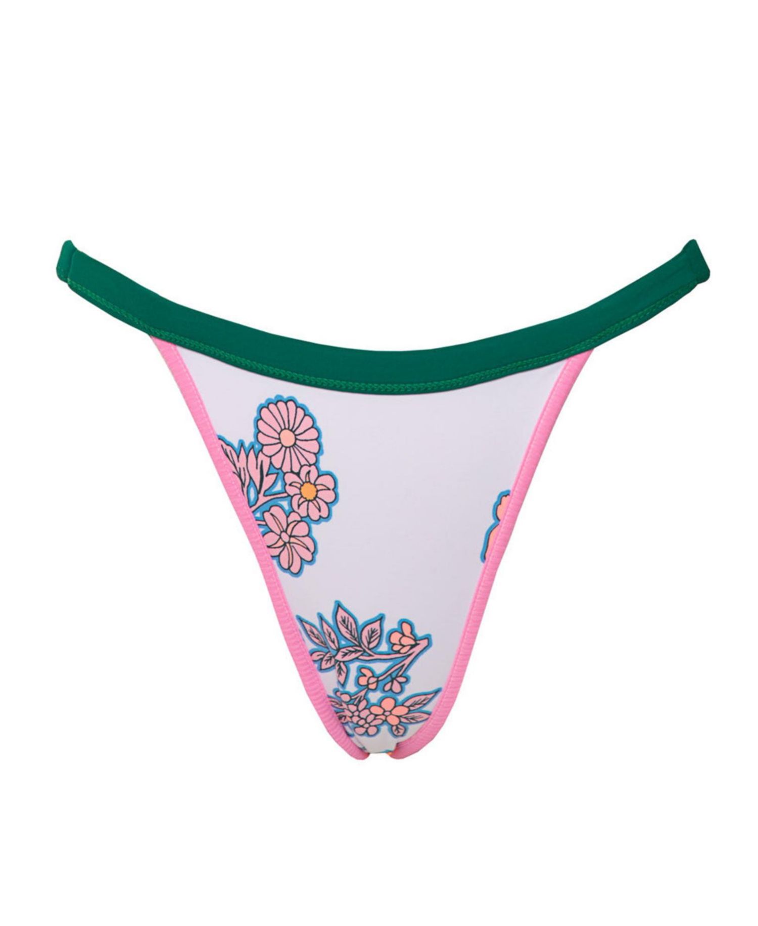 Women's Strawberry Breeze Islandia High-Rise Reversible Cheeky Bikini Bottom