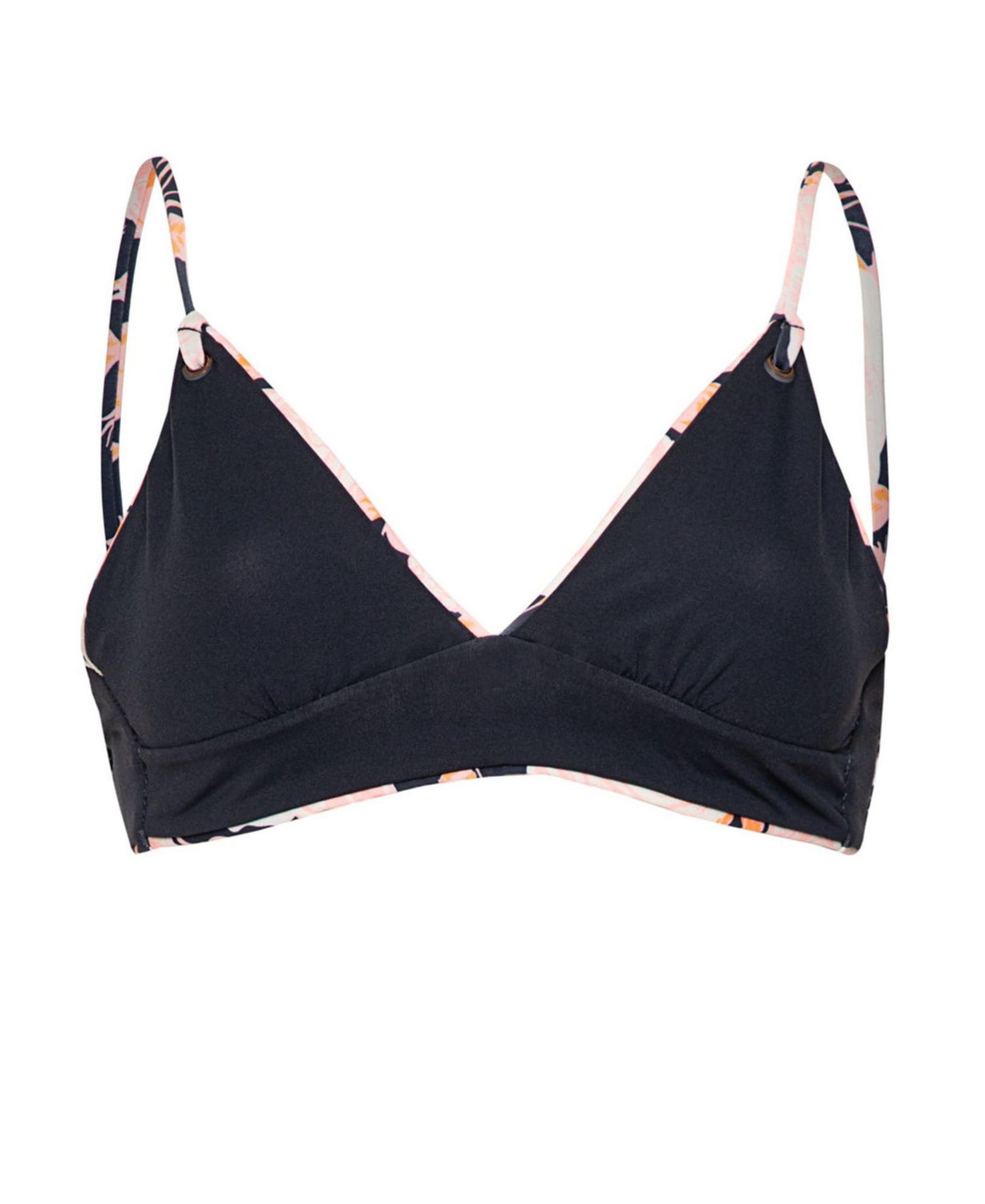 Women's Rose Petals Copilot Longline Reversible V-Neck Bikini Top
