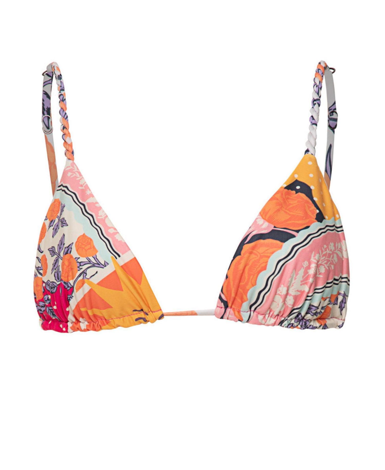 Women's Upbraid Reversible Triangle Adjustable-Straps Bikini Top