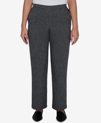 Women's Pull-On Elastic Waist Straight Pants