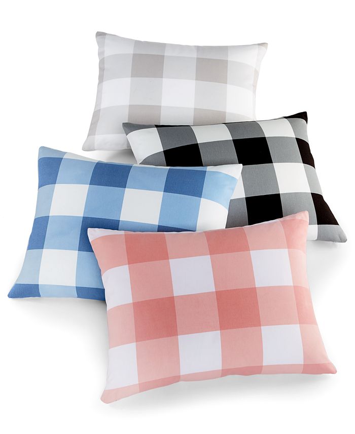 Charter Club Gingham 14" x 18" Decorative Pillow, Created for Macy's