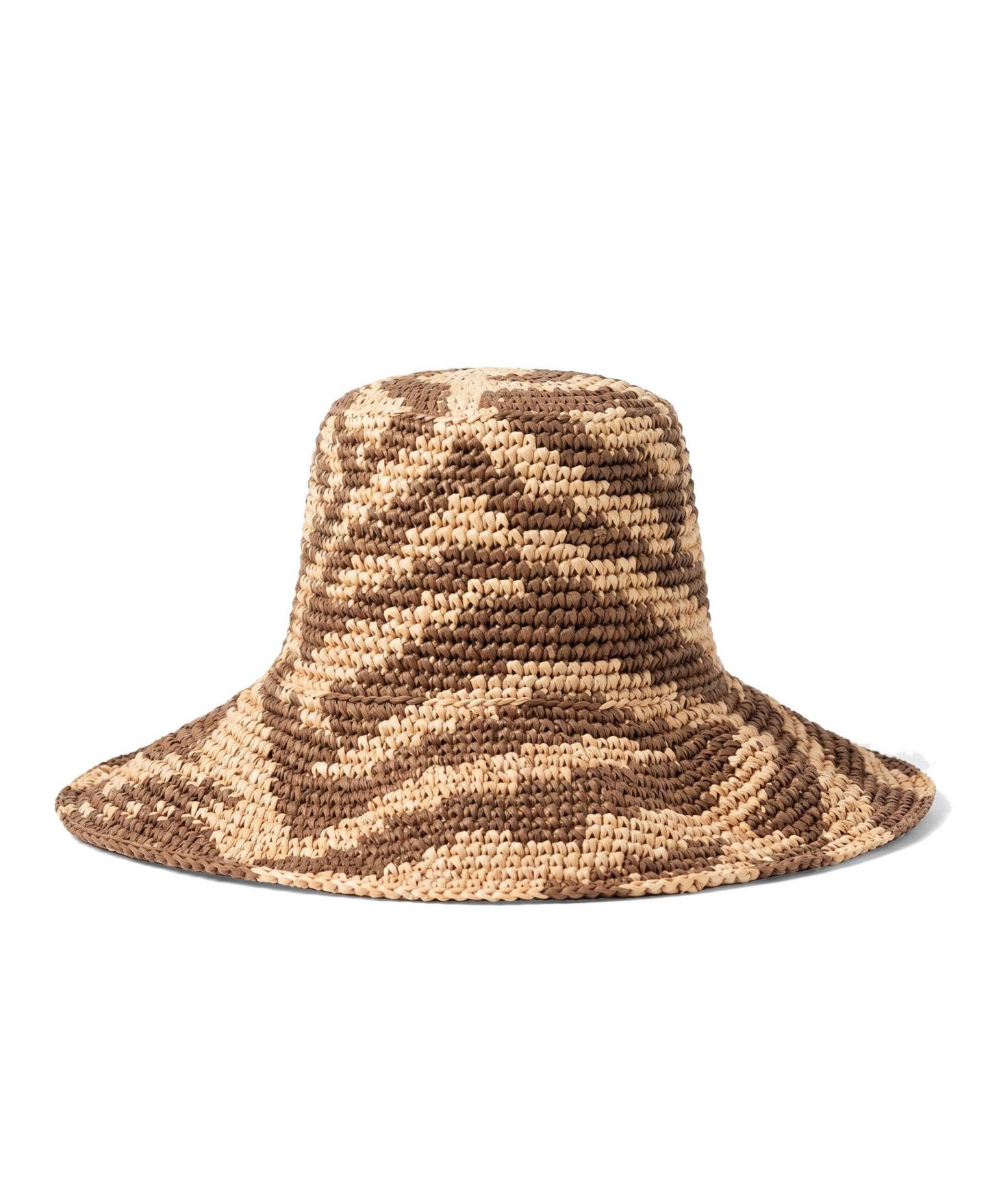 Женский головной убор Brunna.co The Zenda Wide Brim Raffia Rancher Hat, цвет: Коричневый — фото 1
