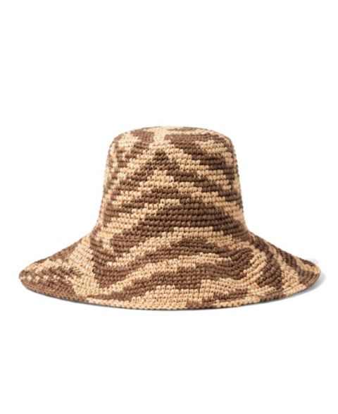 Женский головной убор Brunna.co The Zenda Wide Brim Raffia Rancher Hat, цвет: Коричневый