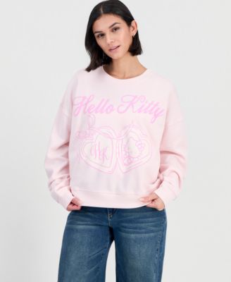 Grayson Threads Juniors' Hello Kitty Locket Graphic Crewneck Sweatshirt