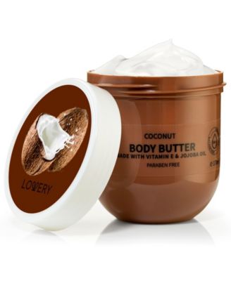 Coconut Scented Whipped Body Butter, Bath and Body Care Cream