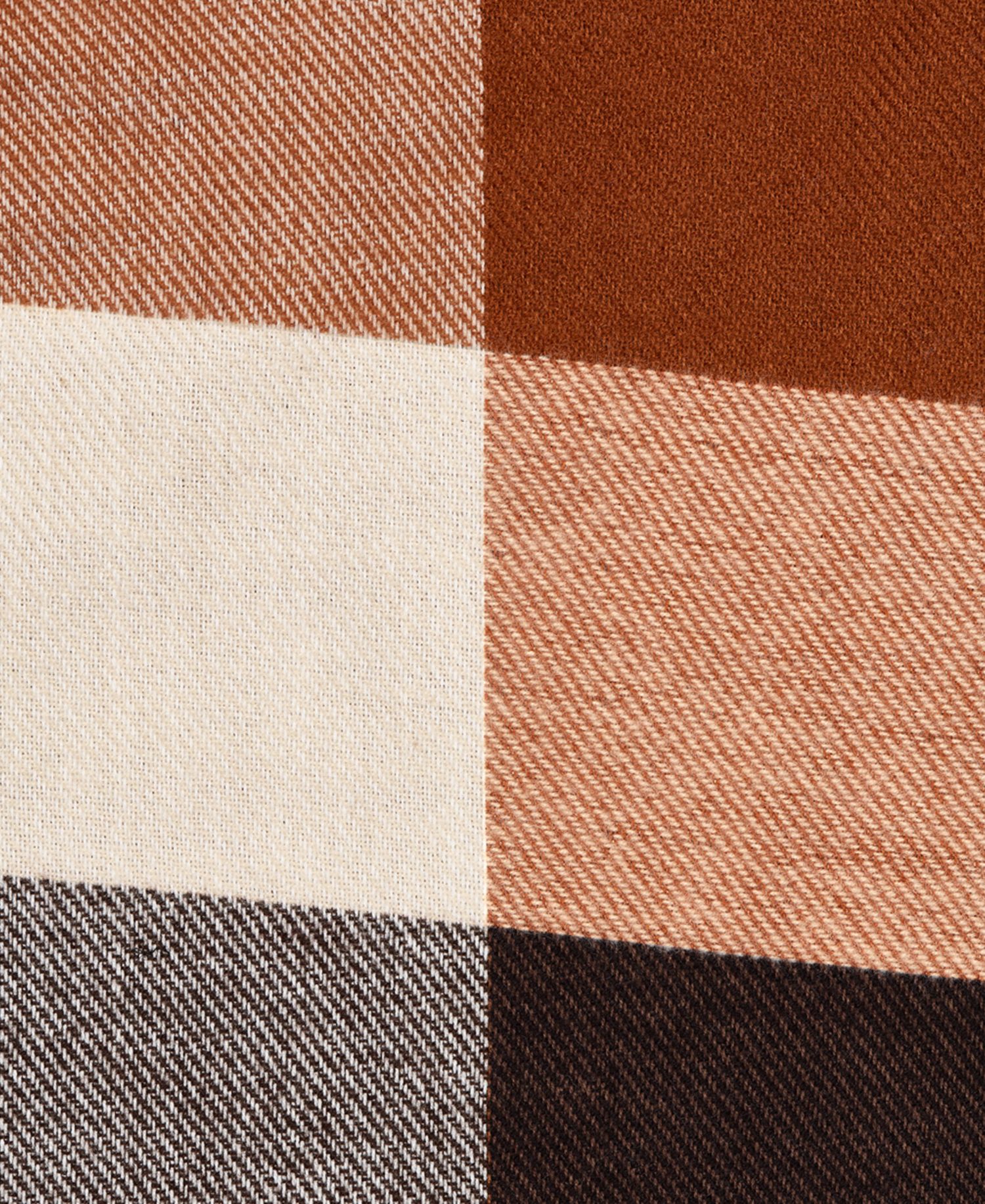 Reversible Double Face Colorblock Plaid Shawl Ruana