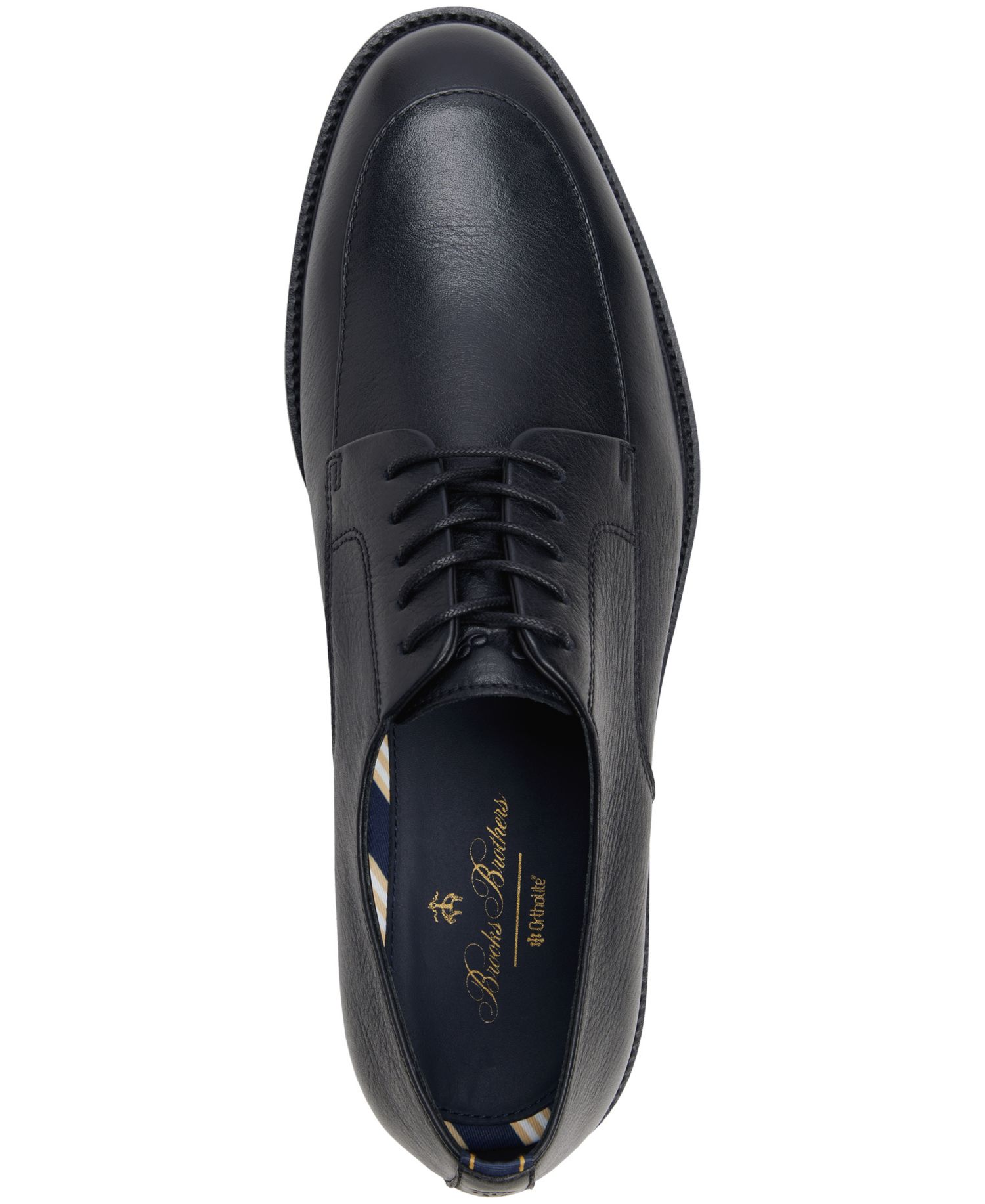 Men's Belford Leather Almond-Toe Dress Shoes