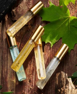 Travel Pefume Set for Men, 5pieces Colognes Spray, Woody Scent Layering Fragrances with Leather Pouch