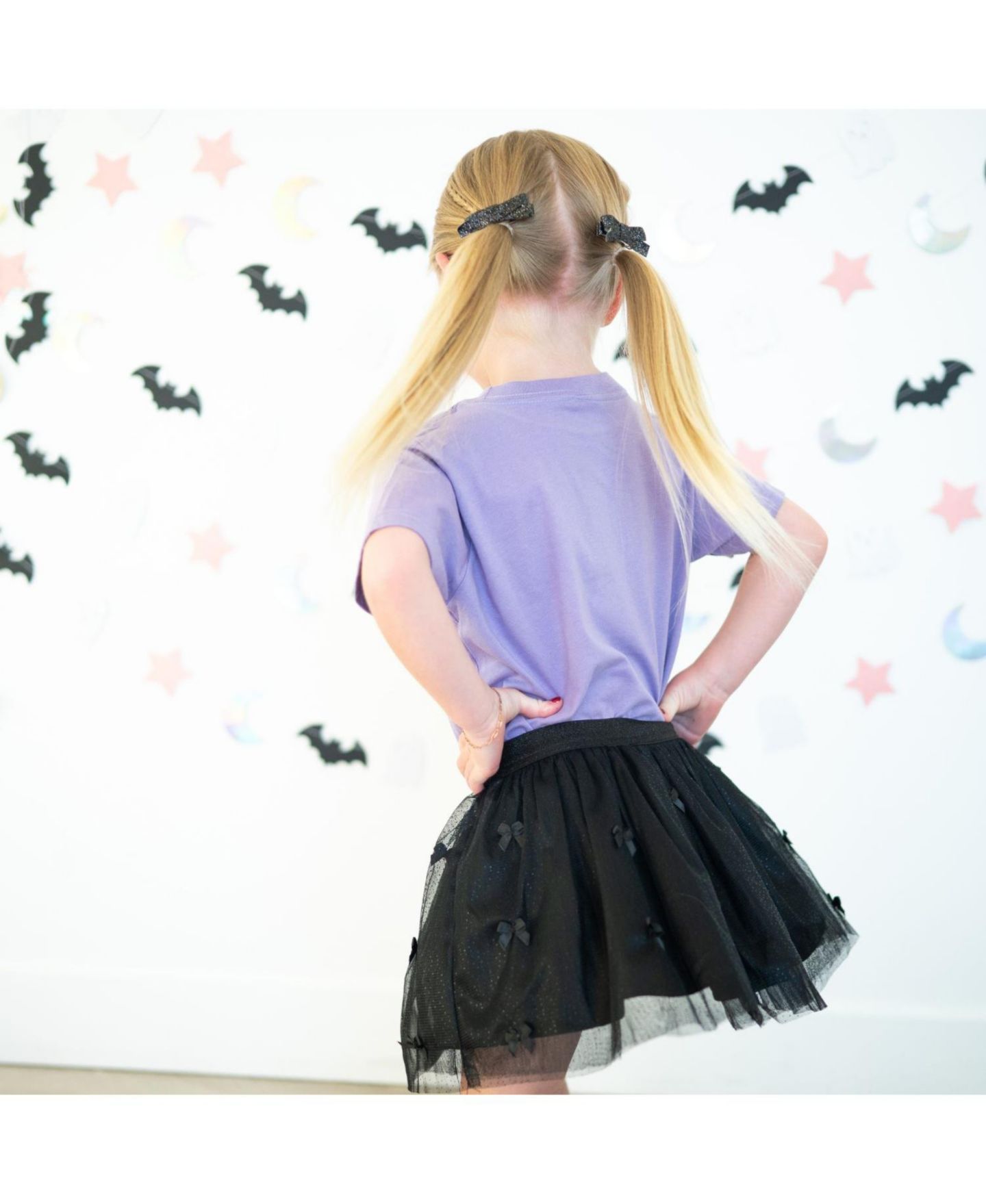 Футболка Sweet Wink Spooky Ghost Patch Halloween Short Sleeve для девочек — фото 4
