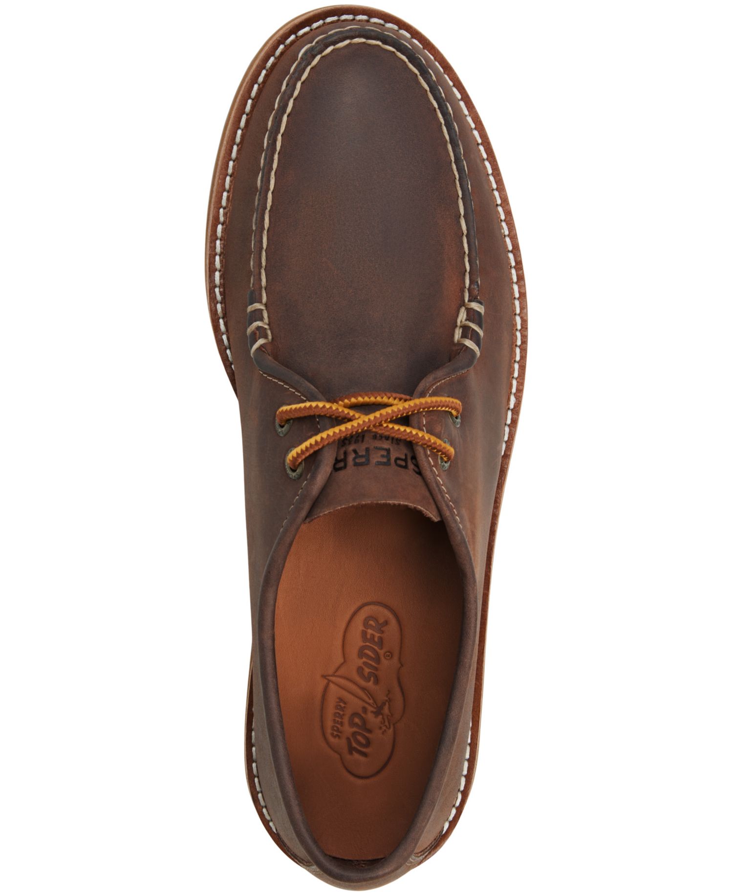 Men's Leather Mini Lug Captain's Oxford Shoes