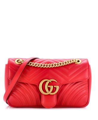 Small GG Marmont Flap Bag Matelasse Leather