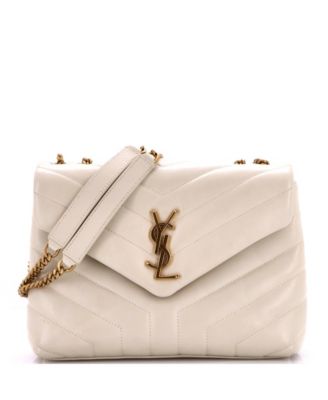 Small Loulou Shoulder Bag Matelasse Chevron Leather