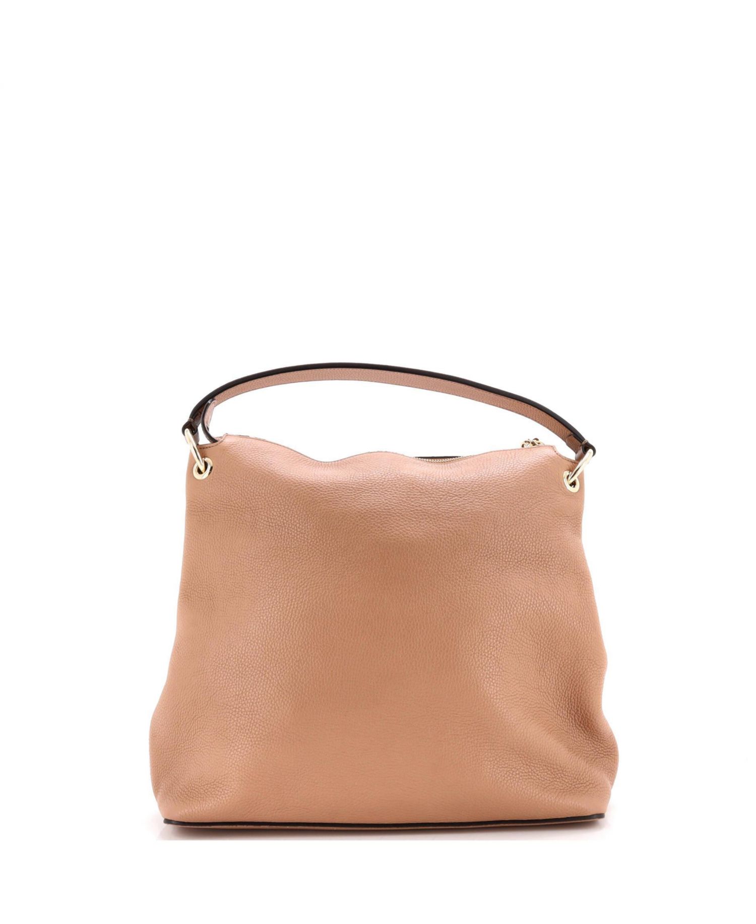 Large Soho Convertible Hobo Leather