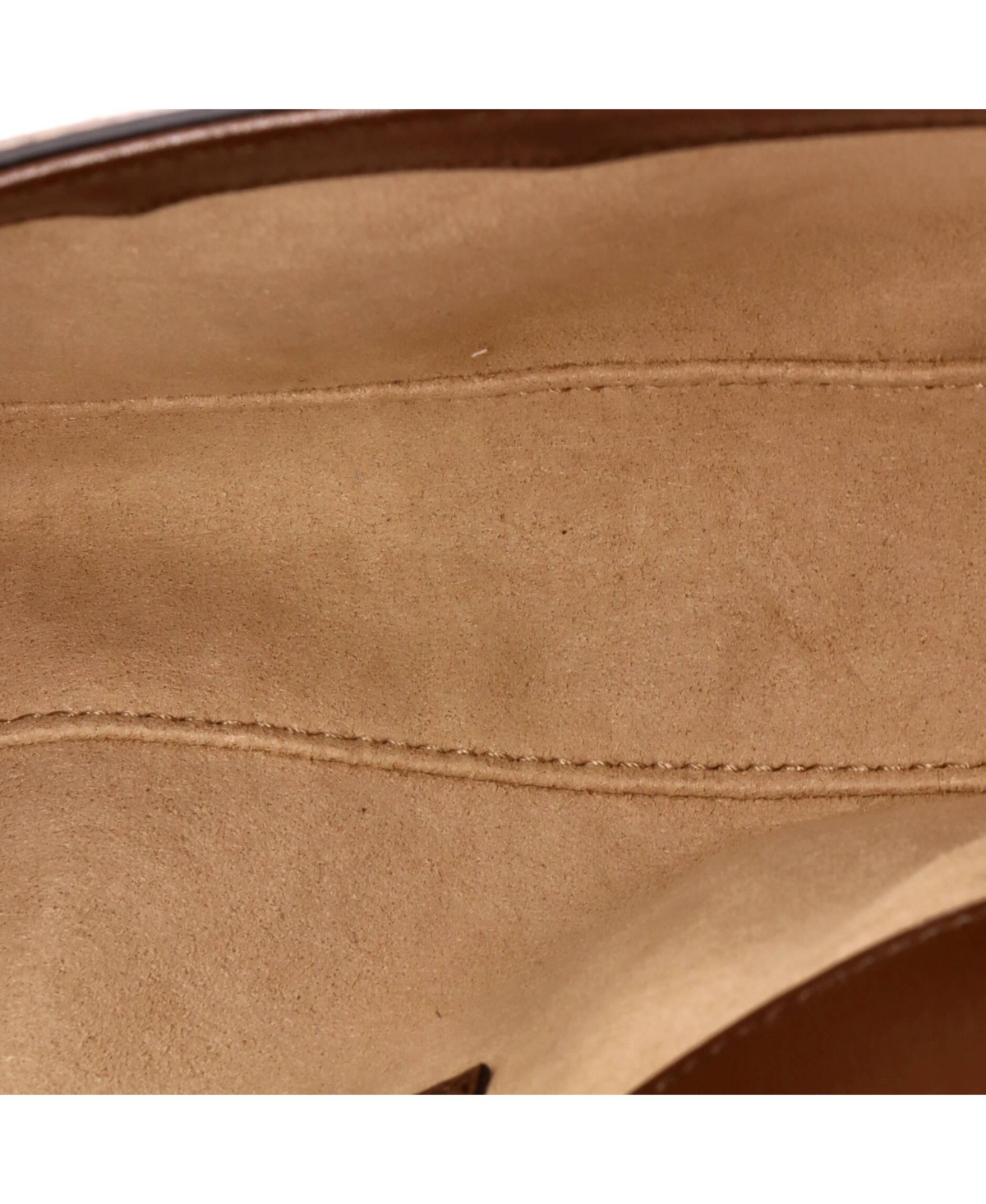 Pre-Owned Gucci East West Horsebit 1955 Shoulder Bag Gg Coated Canvas with Leather