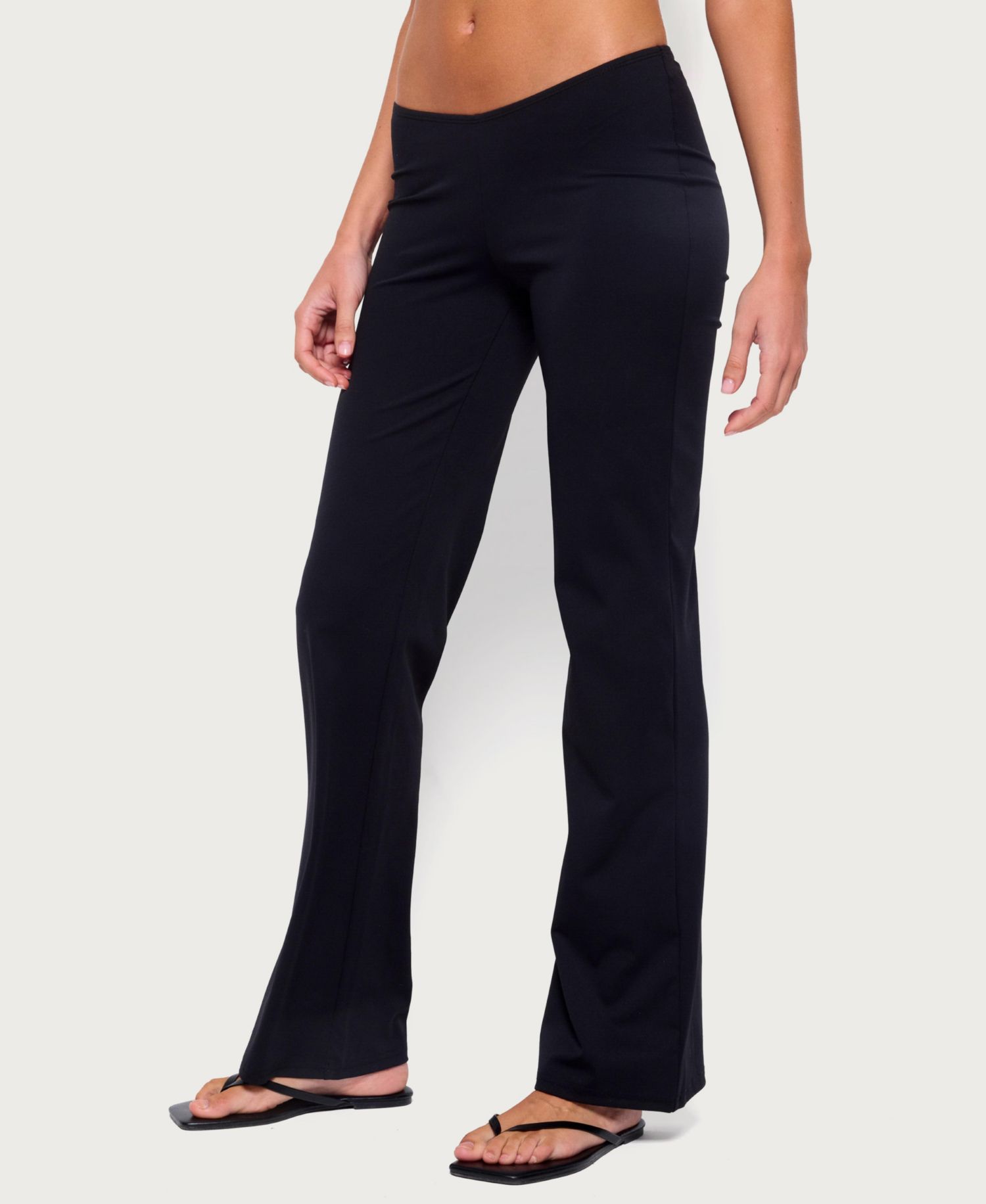 Women's Anika Low-Rise Straight-Leg Pull-On Pants