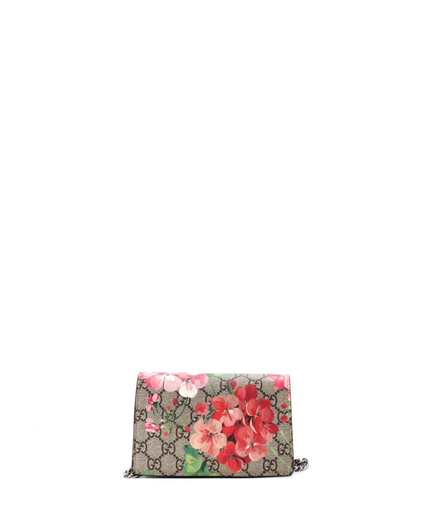 Super Mini Dionysus Bag Blooms Print GG Coated Canvas