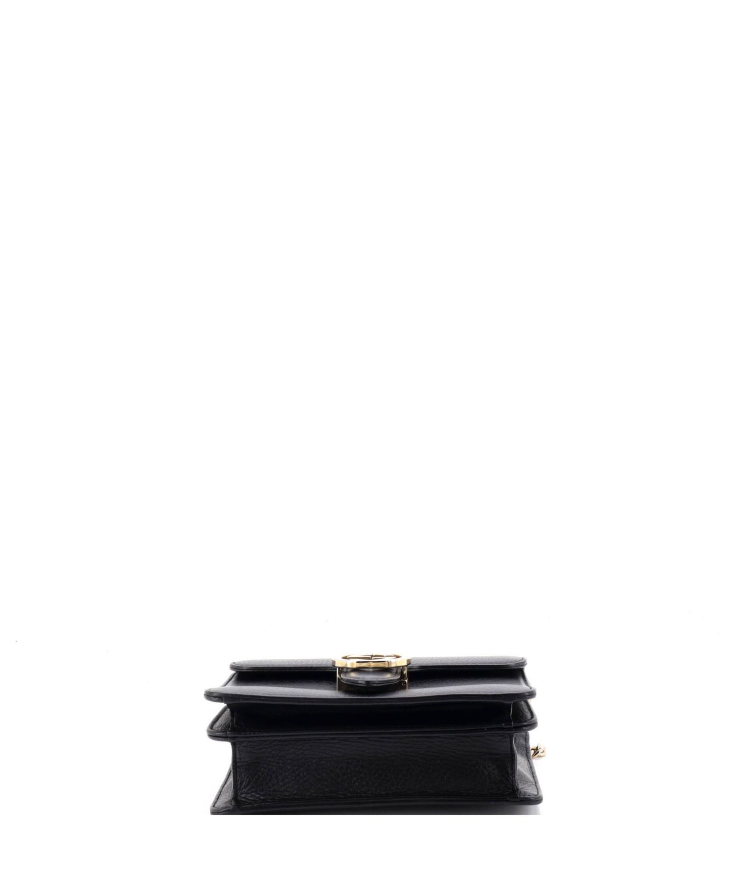 Small Interlocking Shoulder Bag Leather