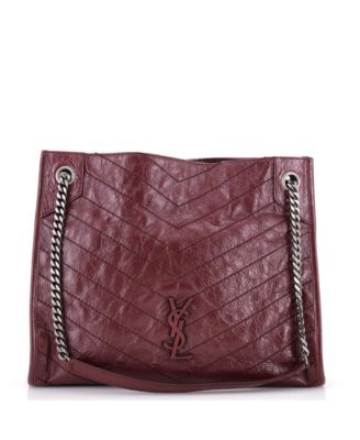 Medium Niki Shopping Tote Matelasse Chevron Leather